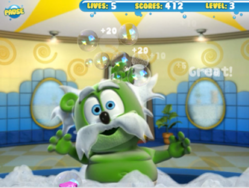 Gummibär Bubble Up Game For iPad Screen Shot 1
